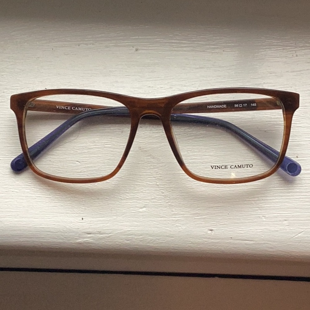 Vince Camuto Brown and Blue Eyeglasses